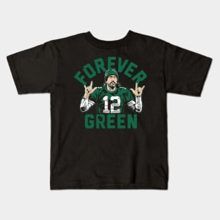 Aaron Rodgers Forever Green Kids T-Shirt